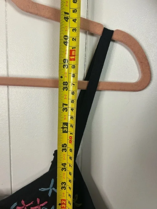 Leopards & Roses Red Sleeveless Midi Hippie Dress Pink Floral Boho Cotton 1X New - Picture 14 of 16